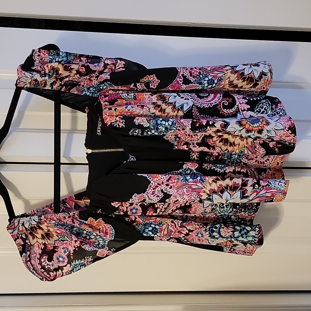 Floral Print Crop Top